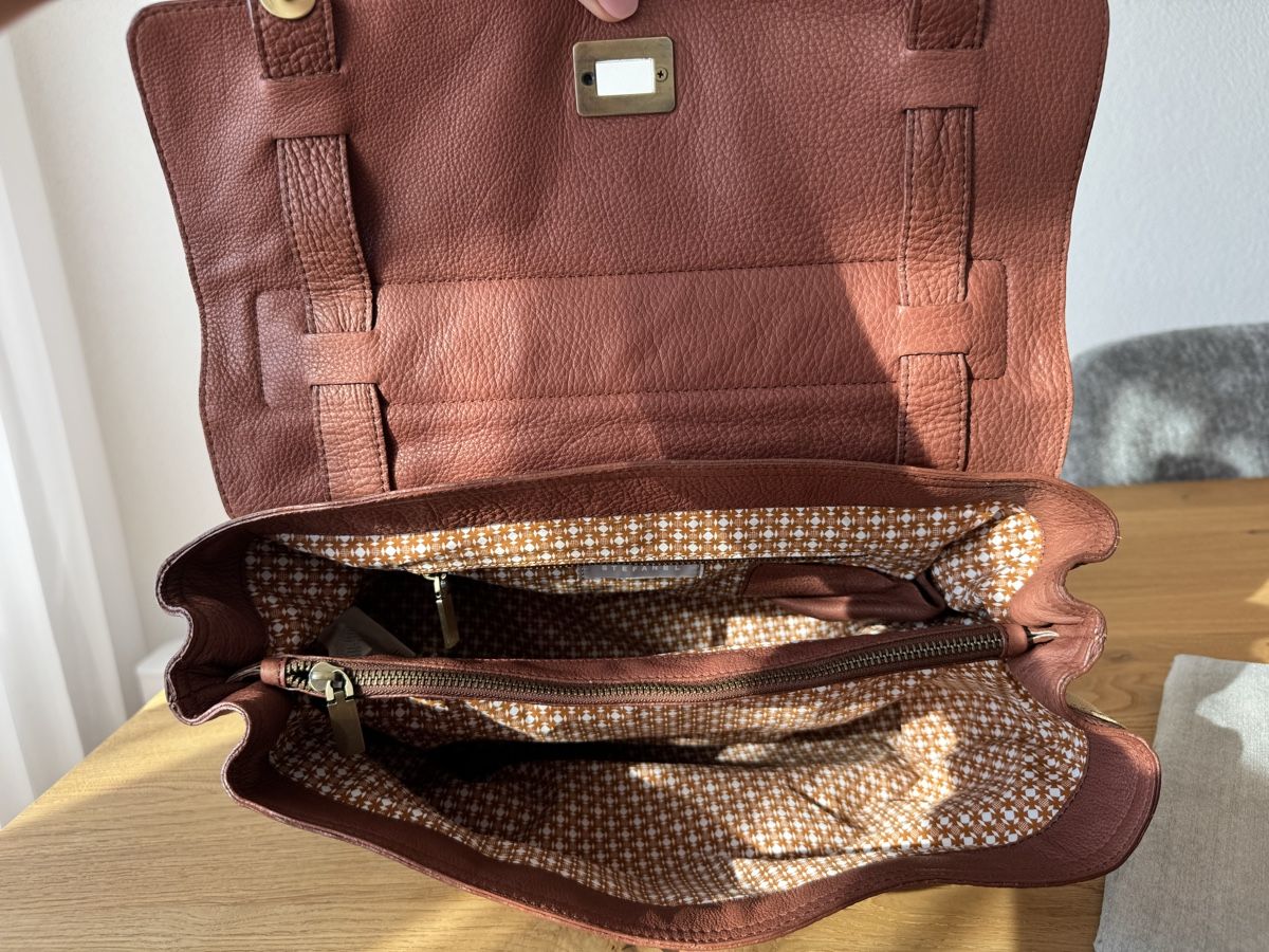 Borse: Stefanel Ledertasche mit Canvas - NEU! mit Staubbeutel – Nuovo (secondo la descrizione) da Flawil venduto da prodigio 7