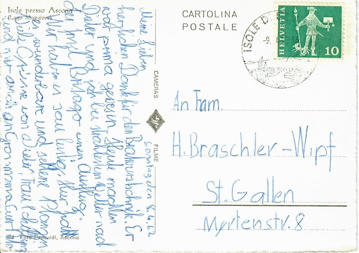 Cartes postales: Isole presso Ascona – D'occasion à Hochdorf par Ziegel-16 1