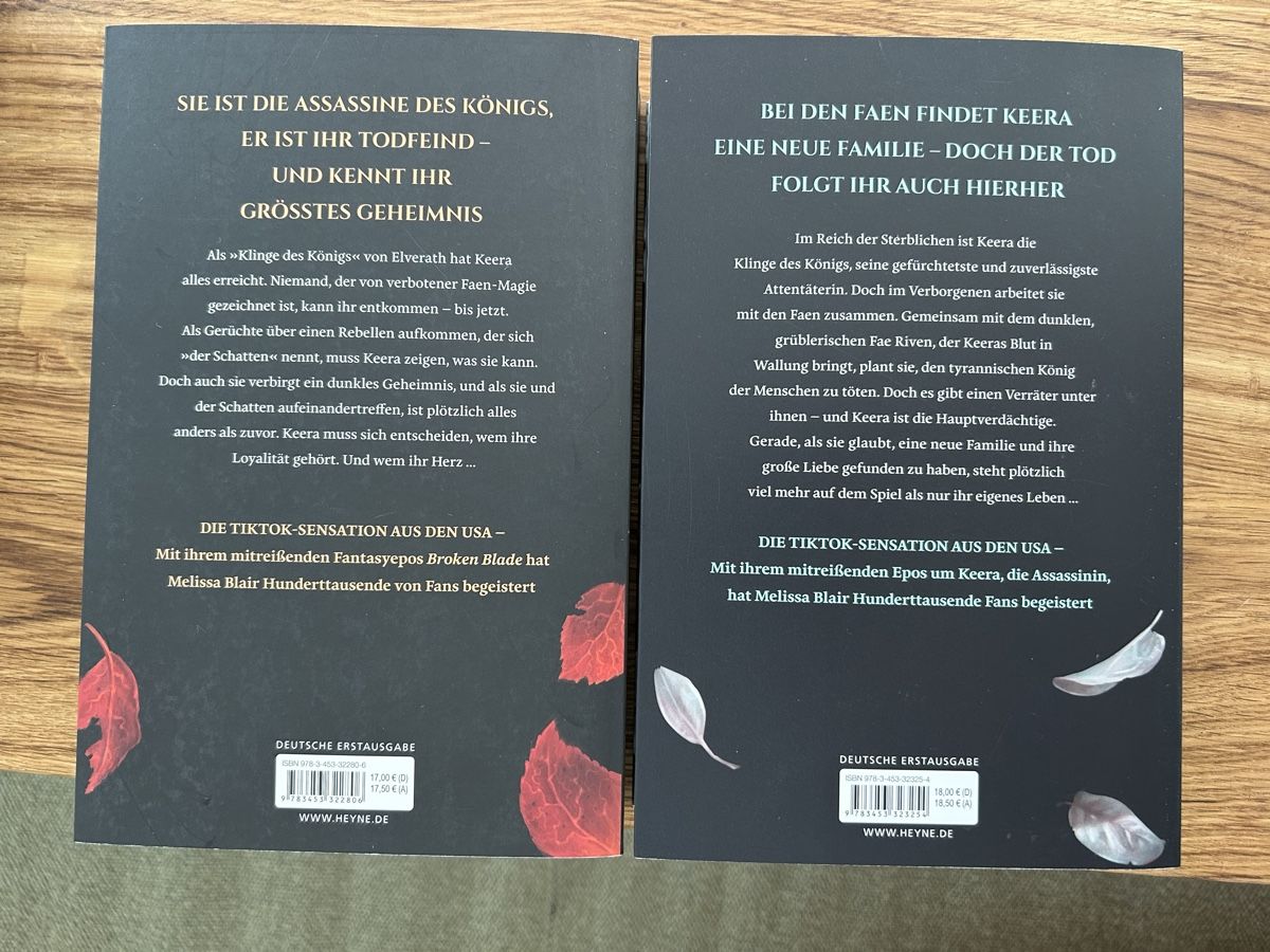Bücher: Broken blade - komplette Serie Fantasybücher – Gebraucht aus Triesen von ann_9yrc 1