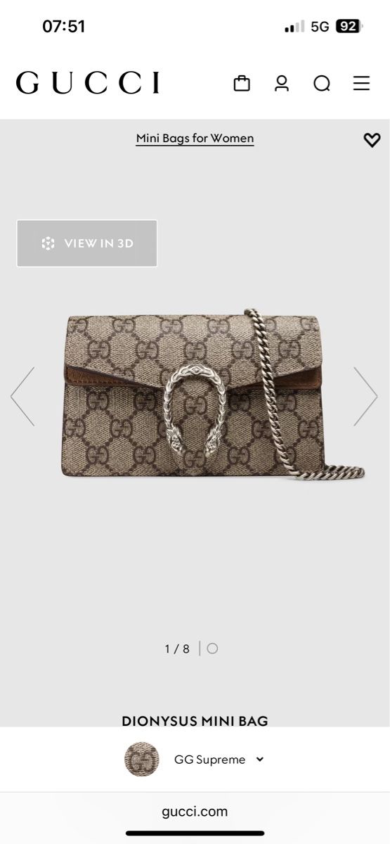 Gucci Borse da donna: Gucci Dionysus Mini Tasche – Nuovo (secondo la descrizione) da Kerns venduto da osco01 2
