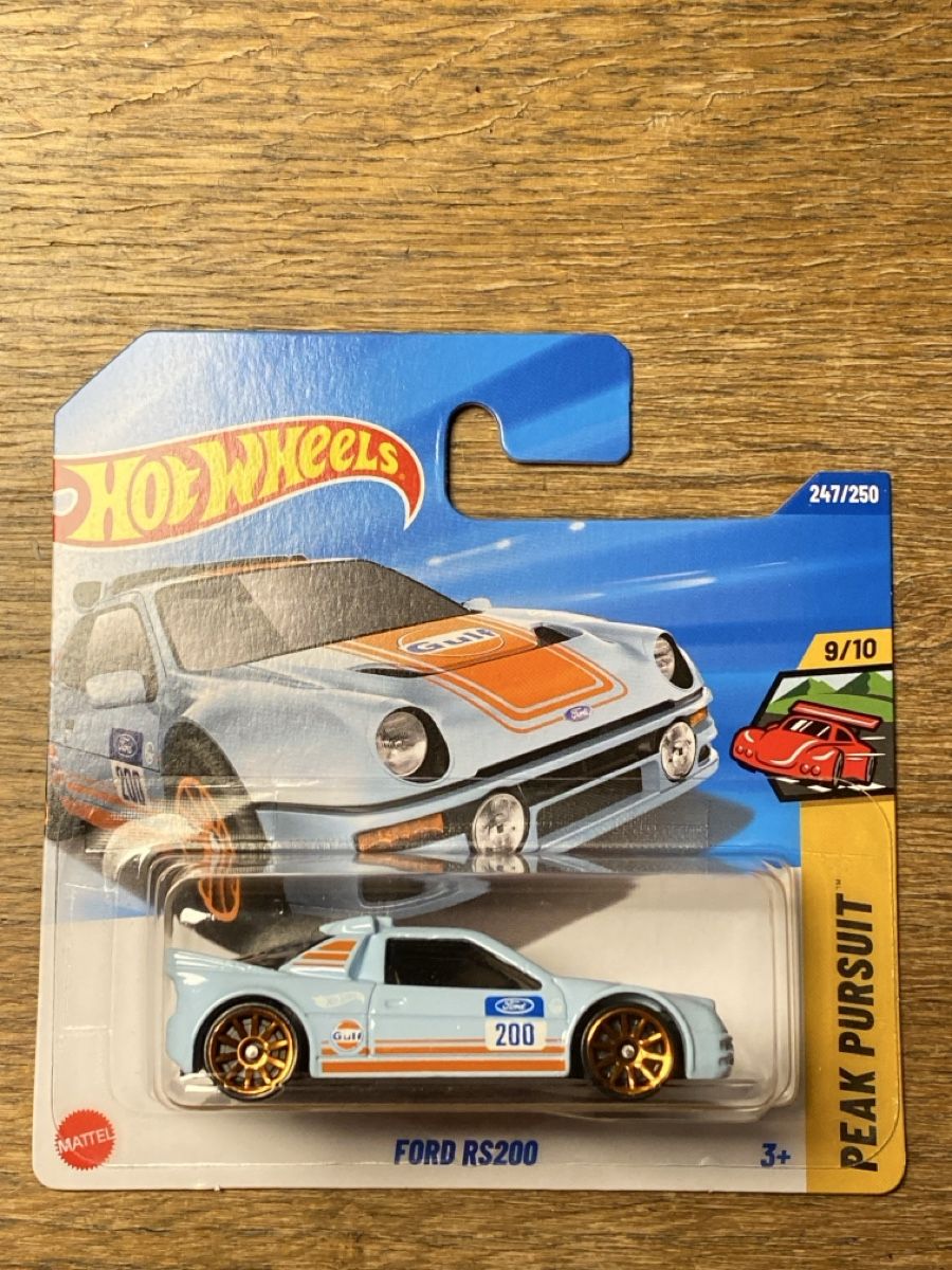 Hot Wheels Modellautos: Hot Wheels Ford RS200 Peak Pursuit – Neu und originalverpackt aus Berg TG von dadukeschlufi