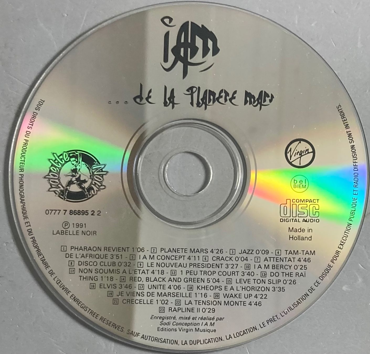 CD: IAM - ....DE LA PLANETE MARS – Usato da Poliez-Pittet venduto da Newtown-Records 2