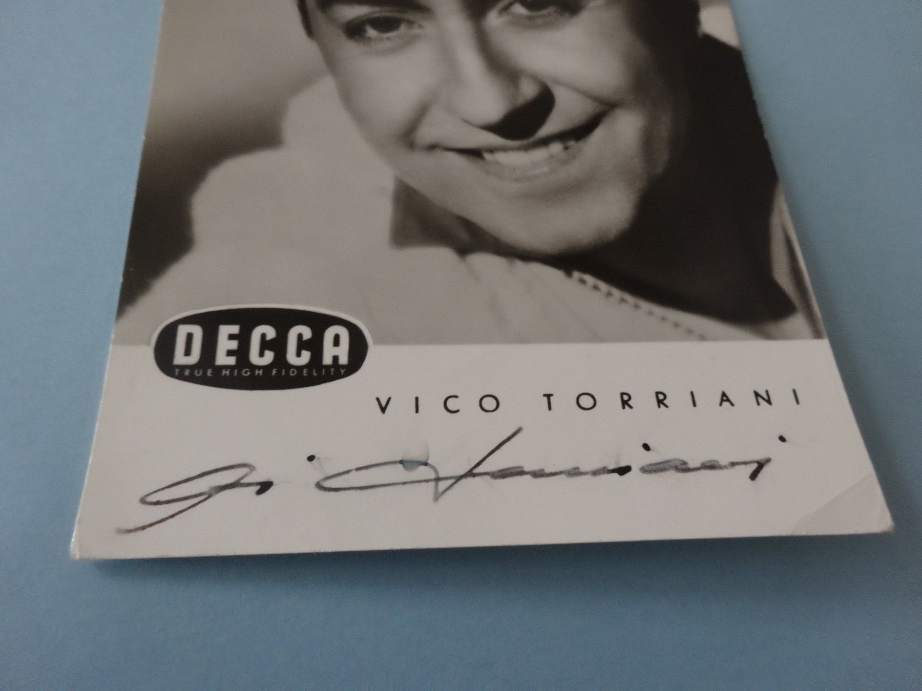 Autografi: Autogrammkarte Vico Torriani Decca – Usato da Neerach venduto da jenny062 1