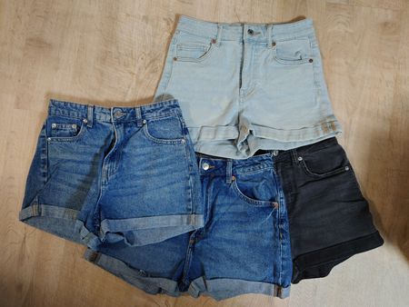 Lot de 4 shorts en jeans