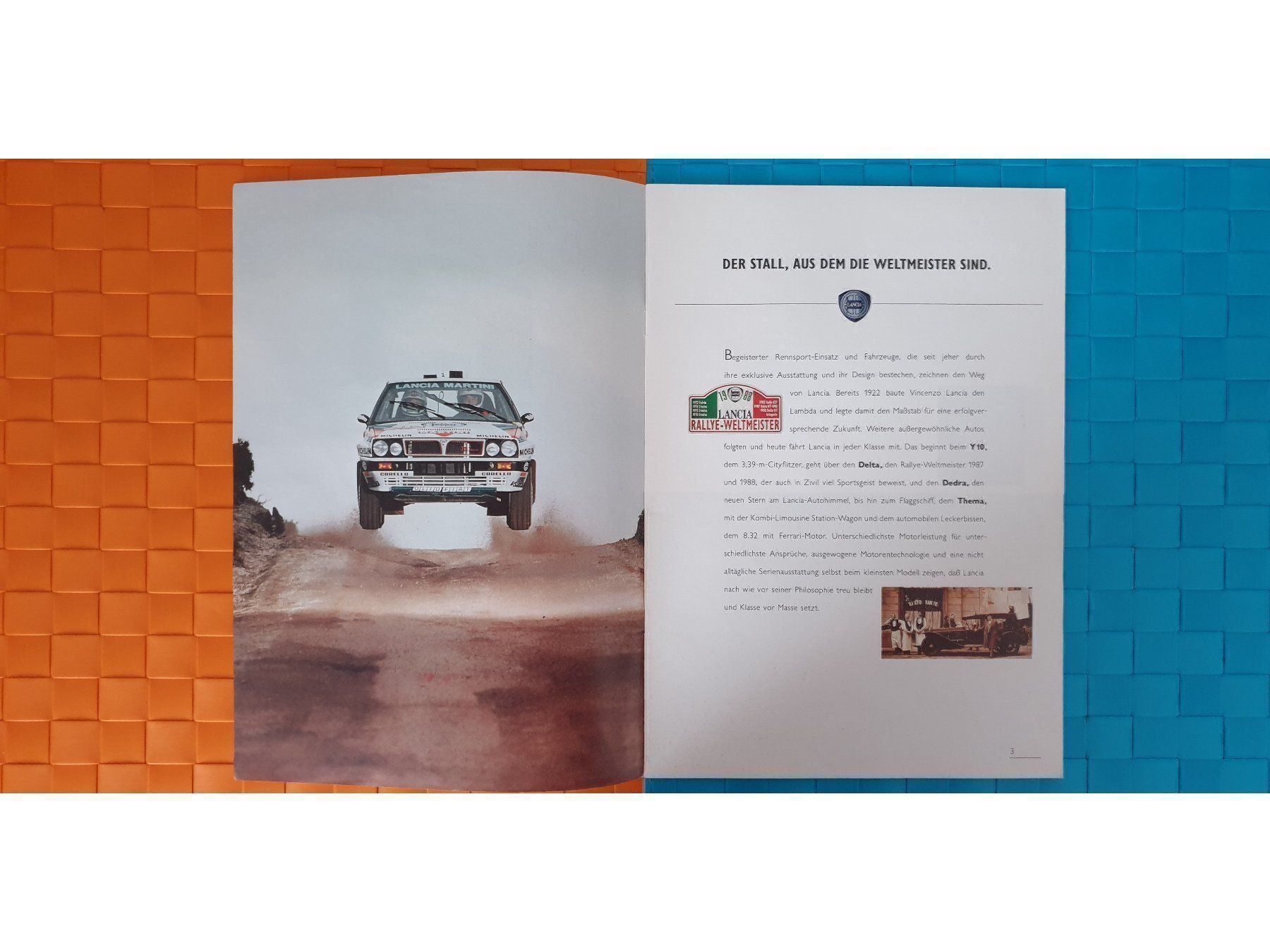 Documenti: LANCIA PROGRAMM 1993 - Prospekt, Katalog – Usato da Viganello venduto da CARLiteratur 1