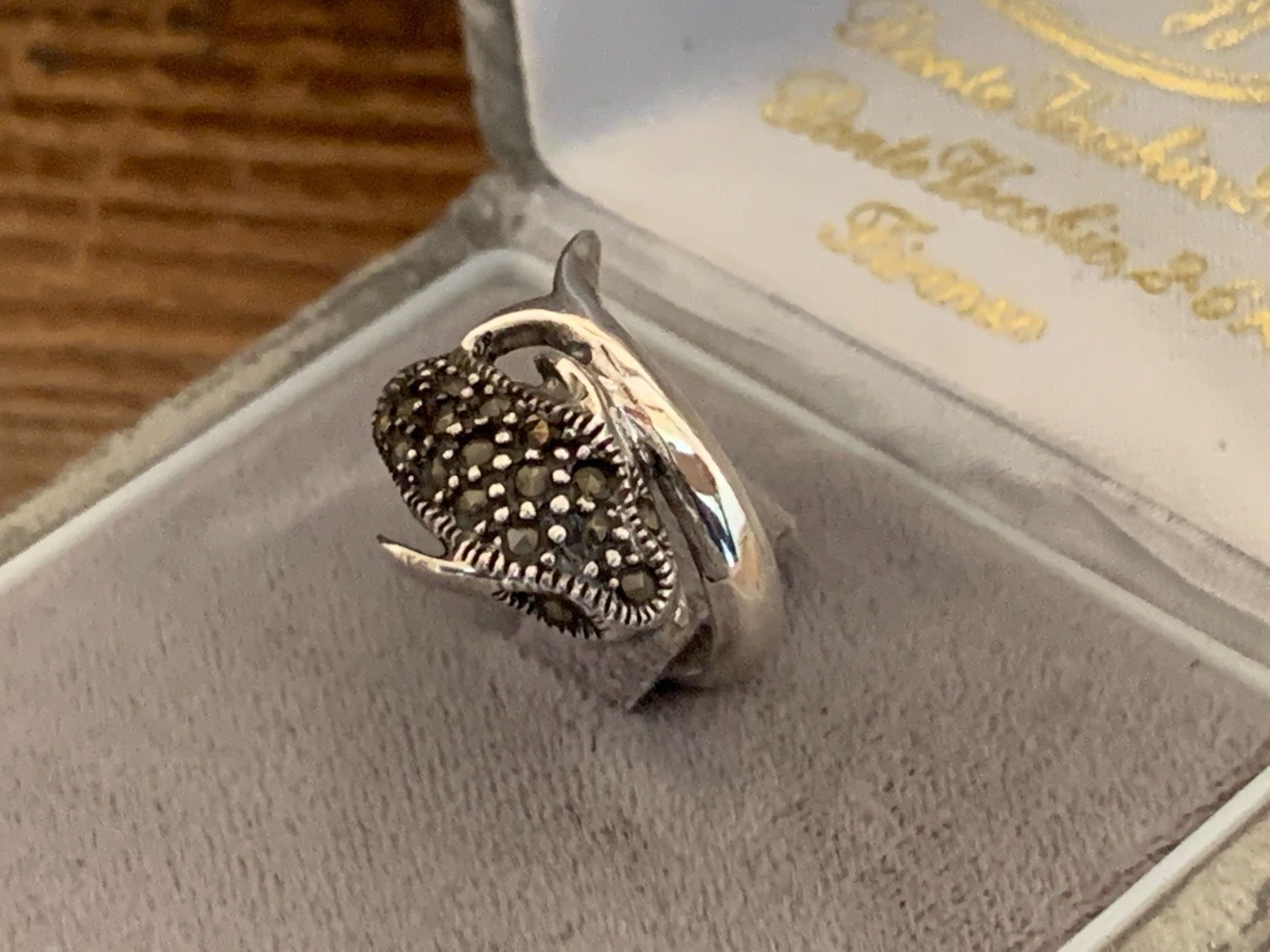 Ringe: Delfin Ring  Gr 56 - Silber 925 mit Markasiten – Neu (gemäss Beschreibung) aus Bern von Jiffy 5