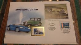 2005 FDC Grossbrief 100 Jahre Automobilsalon Genf