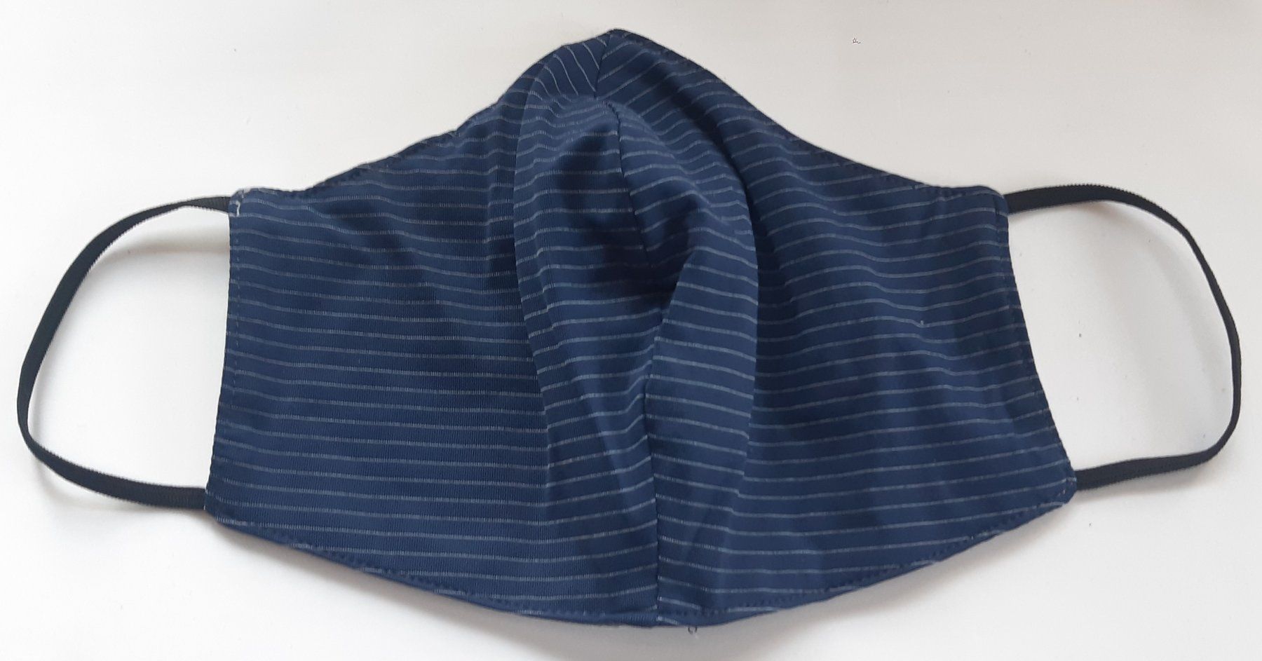 Protezione per viso e udito: Masque en tissu réversible - Bleu/gris – Usato da La Chaux-de-Fonds venduto da beasach