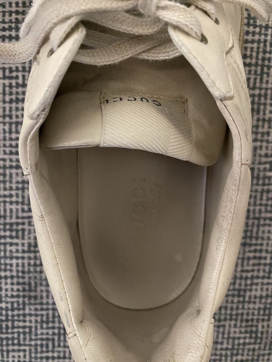Gucci Scarpe da uomo: Gucci - Baskets en cuir taille 43 – Nuovo (secondo la descrizione) da Genève venduto da TheMattiBoutique 3