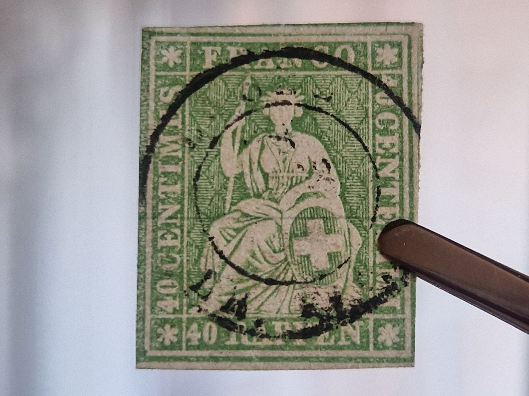 Tous les timbres: Strubel 26G, signiert, ab 1.- – D'occasion à Burgdorf par Glossy01 4