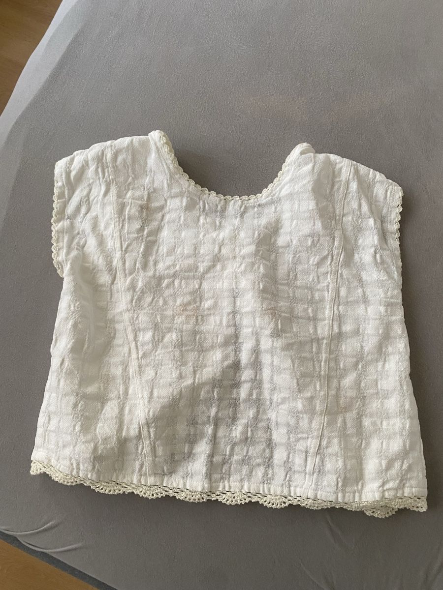 Chemisiers: Bluse weiss mit Blumen – D'occasion à Zürich par yae56 1