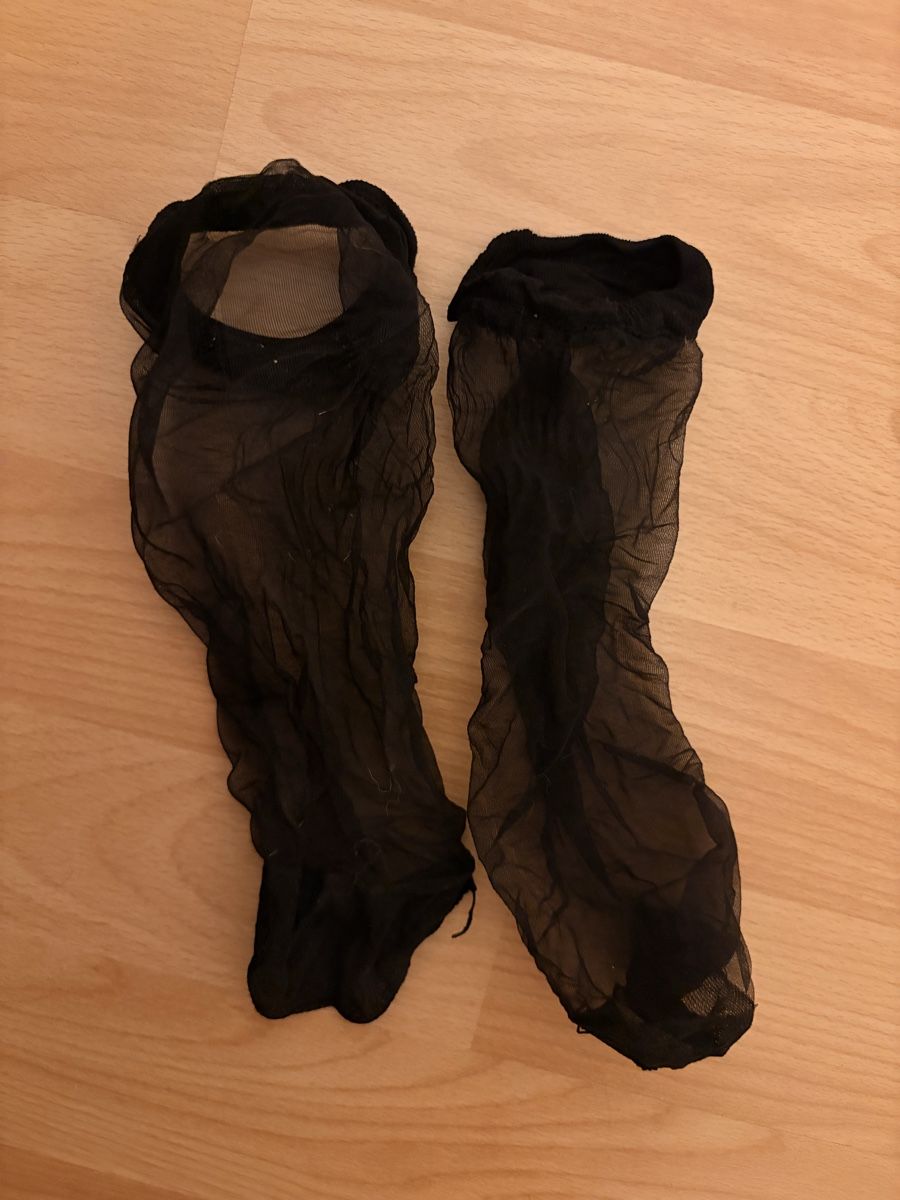 Calze: getragene Nylon schwarz  – Usato da St.Gallen venduto da rslalfs
