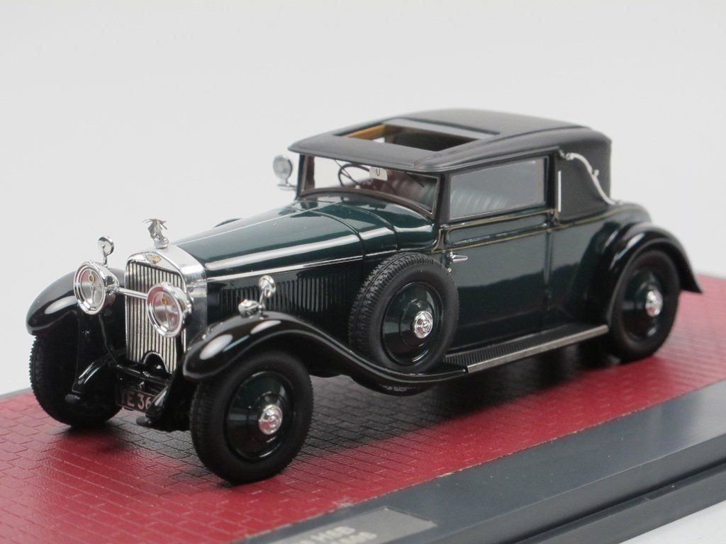 Modellini d'auto: HISPANO SUIZA H6B 1927 GREEN 1:43 MATRIX – Nuovo e nell'imballaggio originale da Suhr venduto da Moebelsiralfred