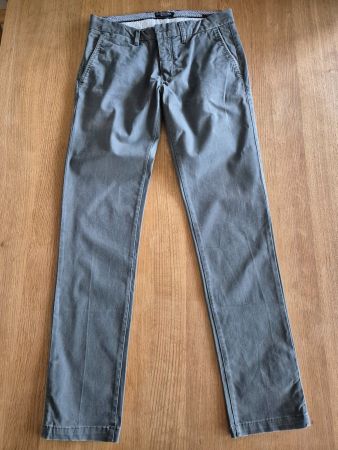 Pantalon chino homme GUTTERIDGE Chino T.46 gris