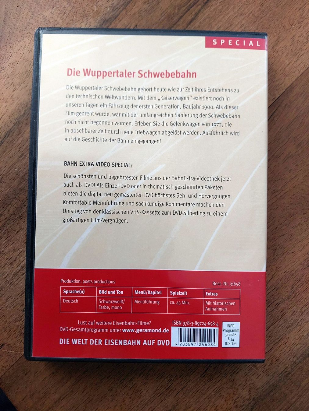 Alle DVDs: Die Wuppertaler Schwebebahn - Bahn Extra - DVD – Gebraucht aus Schönenwerd von Steidi 2