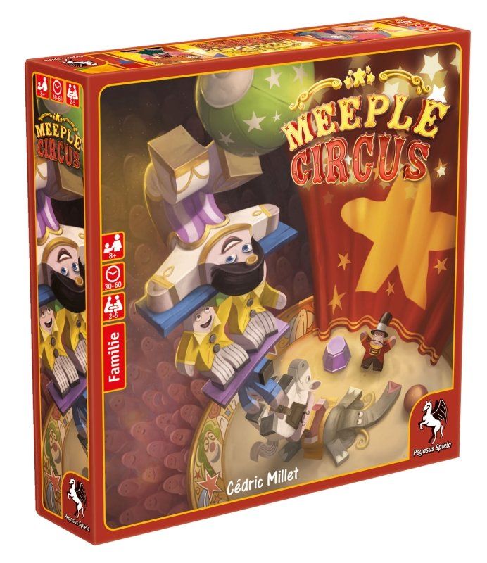 Pegasus Spiele Giochi: Spiel Meeple Circus – Nuovo e nell'imballaggio originale da Uster venduto da Ludit