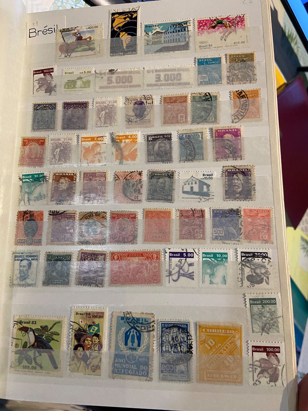 Tutti i francobolli: timbres Brazilian 6 pages – Usato da Collex venduto da RCXGJ 3