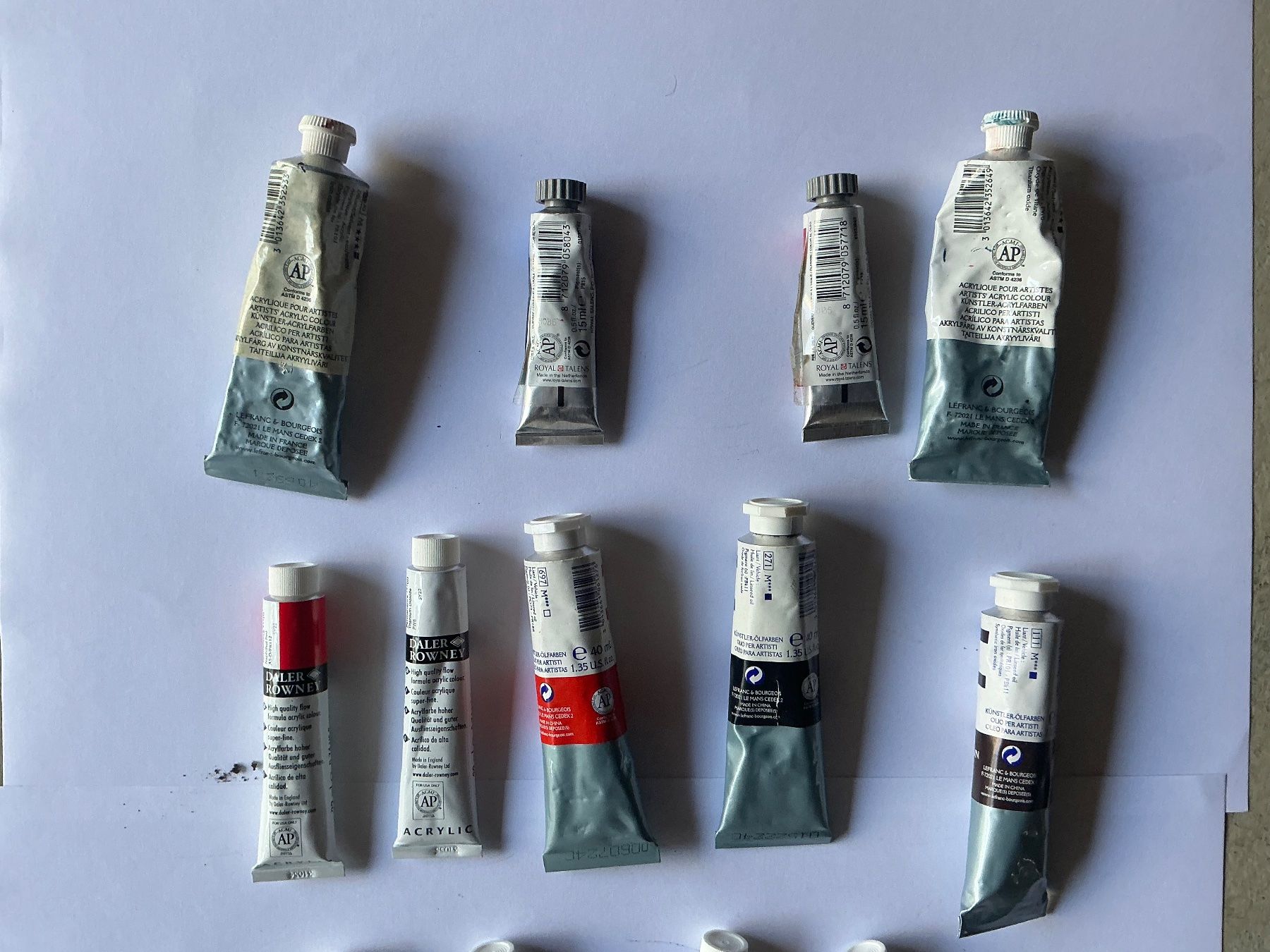 Colori: Verschiedene Farbtuben, Öl Acryl – Usato da Maur venduto da 20hcodracir11 5