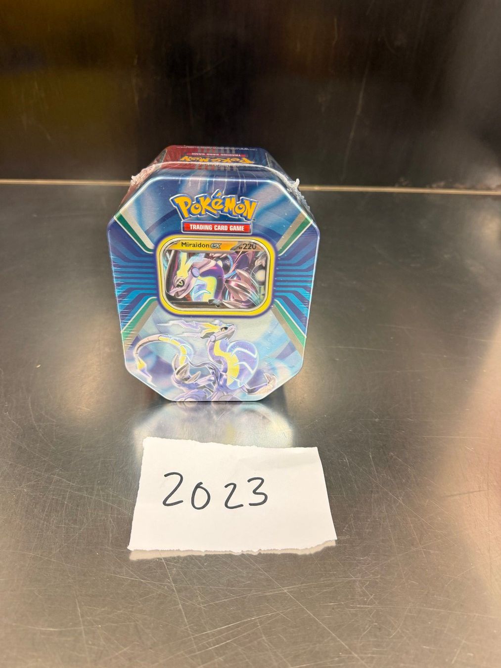 Pokémon Sammelbilder & Trading cards: POKEMON-TIN BOX-MIRAIDON-EX-2023 – Neu und originalverpackt aus Frick von RC2367