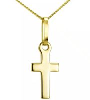 Kreuzkette Damen Kreuz Gold klein 1,23g