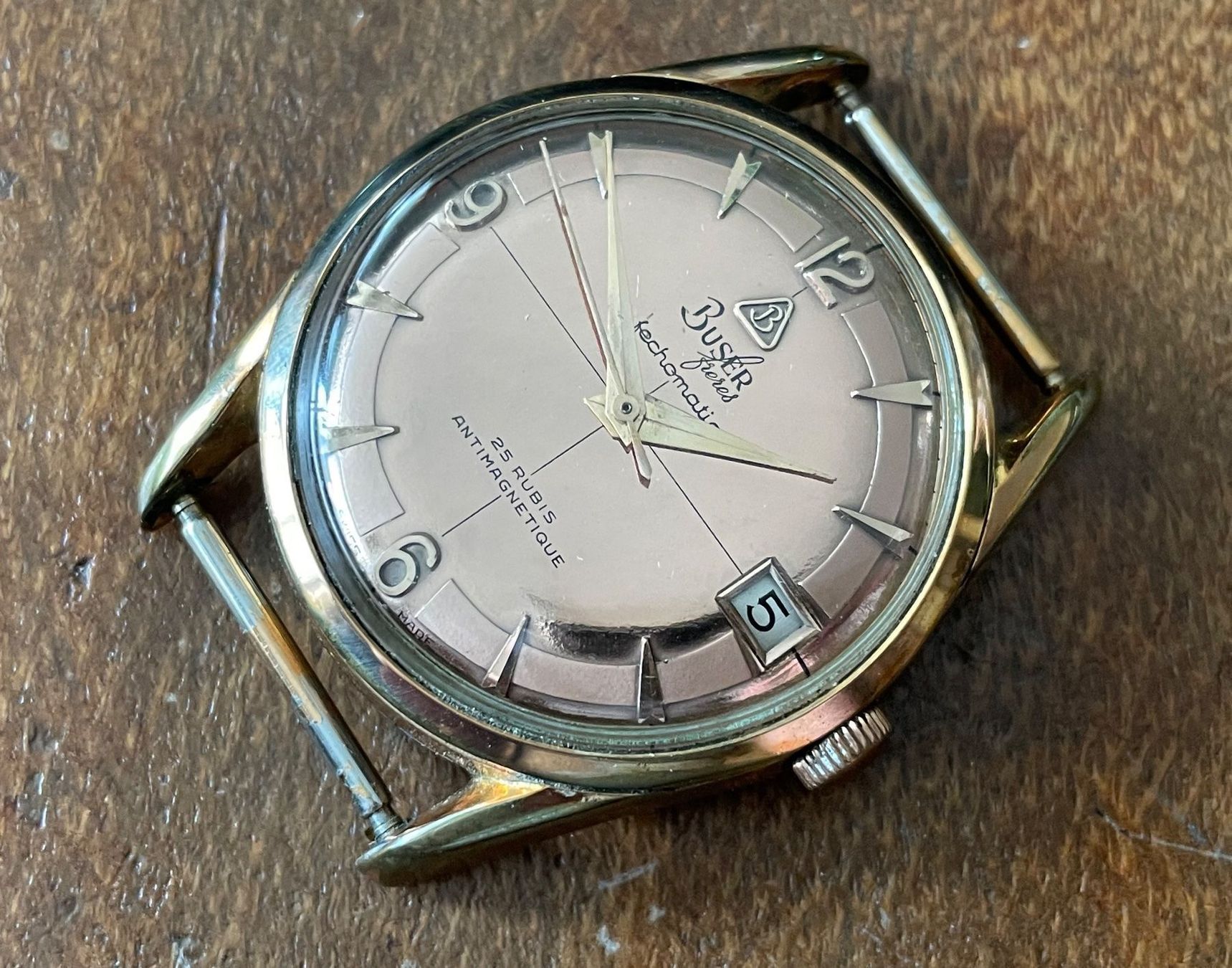 Orologi: Buser Swiss Vintage  Uhr – Usato da lyss venduto da Uhrenparadies 5