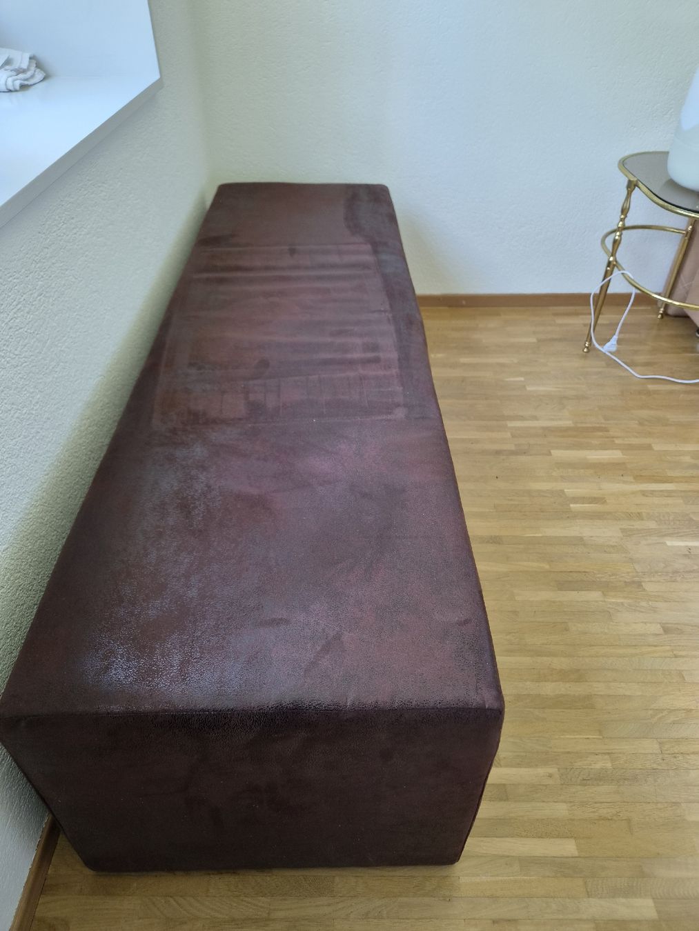 Panchine: Sitzbank braun Kunstleder gebraucht – Usato da Zürich venduto da supermanfred4955 1