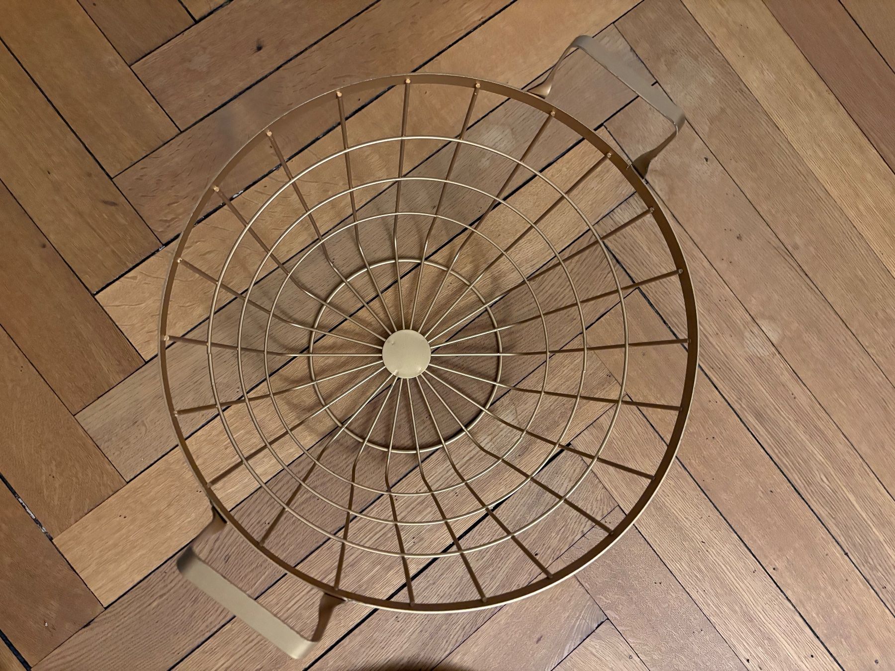 Altro per la casa: Drahtkorb gold mit Deckel – Usato da Zürich venduto da triangular 3