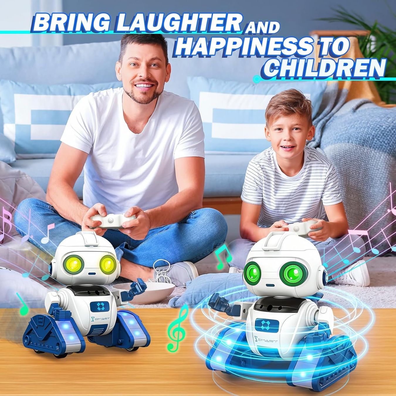 Spielzeuge: RC Roboter Kinder LED Gestensensor wiederaufladbar 3-10J – Neu und originalverpackt aus Hallau von Sale50OFF 3
