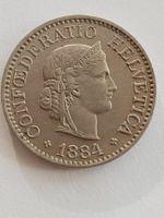 1884    10 Rp.  Schweiz   vorzgl.