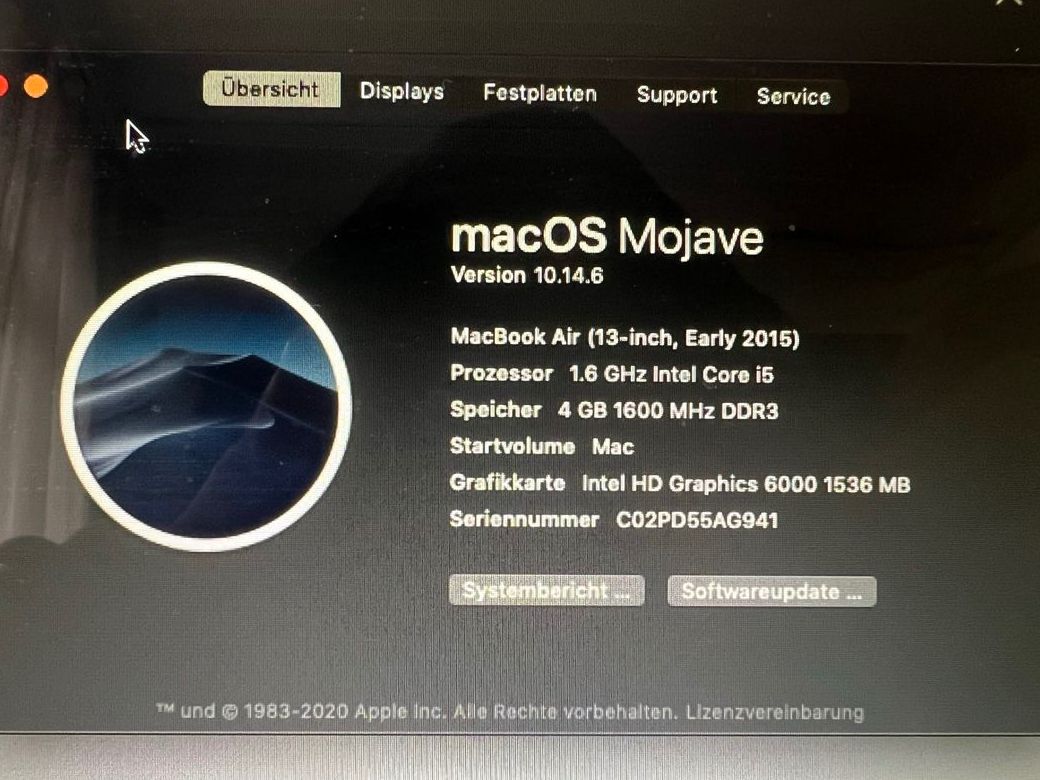 Apple Notebook: MacBook Air early 2015 – Usato da Jona venduto da AlejandroK01 5