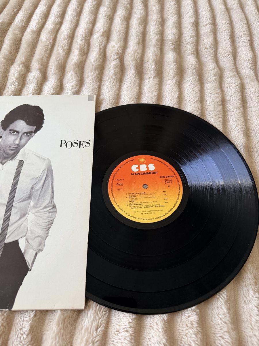 Dischi in vinile: Vinyle Alain Chamfort – Poses – Usato da Bussigny venduto da Serena2009 2