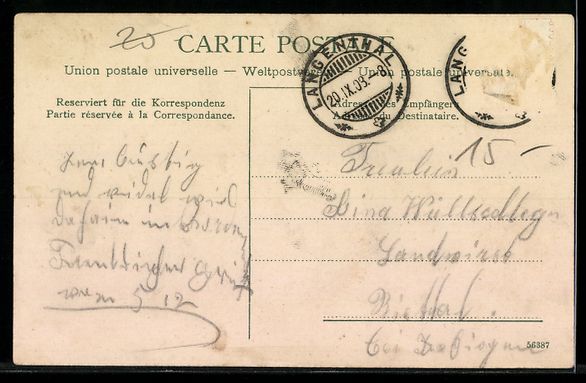 Cartoline postali: AK Langenthal, Hotel Bären – Usato da Berlin venduto da bartko-reher 1