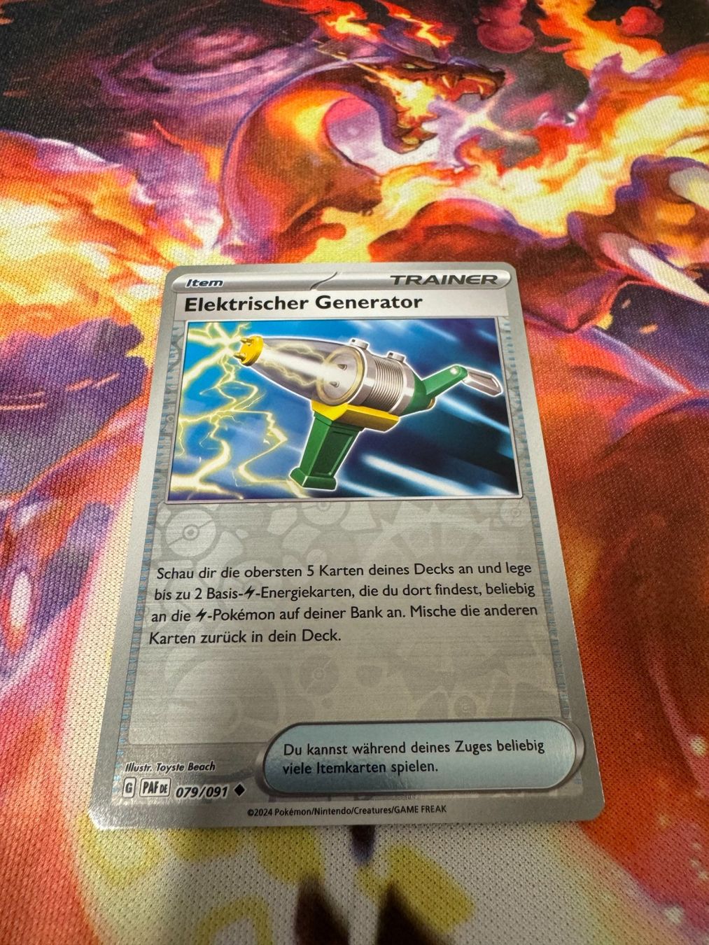 Pokémon Sammelbilder & Trading cards: Elektrischer Generator / Reverse Holo / Paldeas Schicksale – Neu (gemäss Beschreibung) aus Bülach von CherryBlu