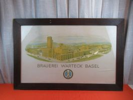 Werbebild Warteck Brauerei Basel um 1930