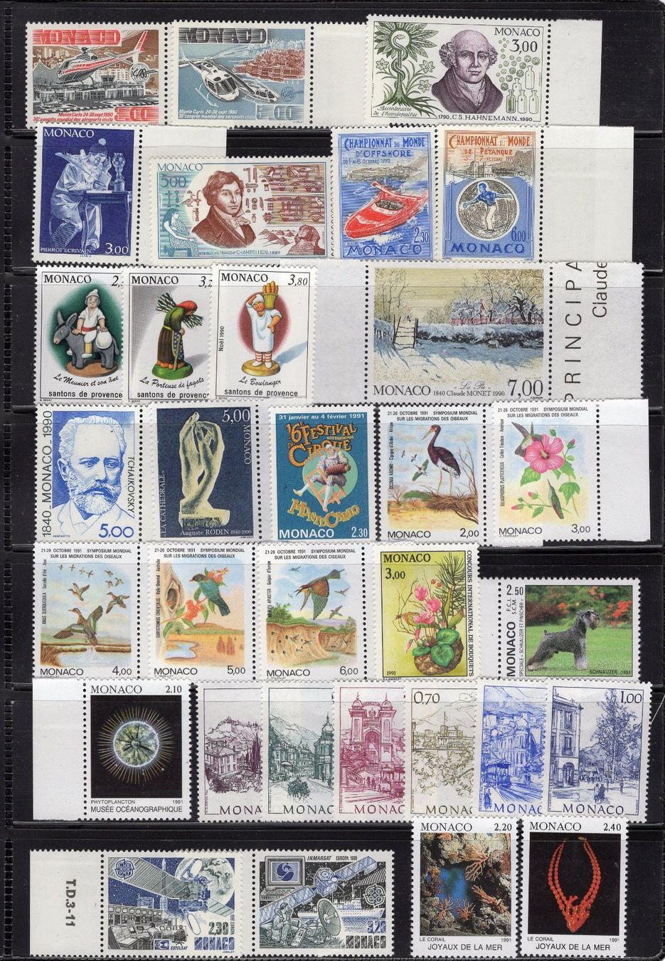 Alle Briefmarken: R5110  /  MONACO 1990-1994 – Neu (gemäss Beschreibung) aus Ste-Croix von MONT-TAGNAC 4