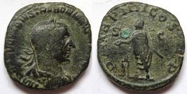 TREBONIANUS GALLUS AE Sestertius (253 AD) – scarce!