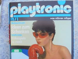 Erotik Playtronic Magazin Schweiz 12/1 1982/1983 Medienheft