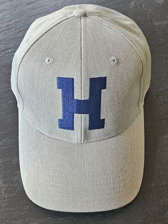 Baseball Cap, Grau, mit grossen H