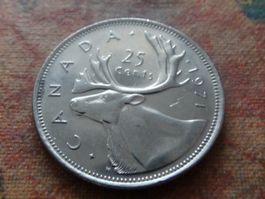 CANADA  25  Cents  1971