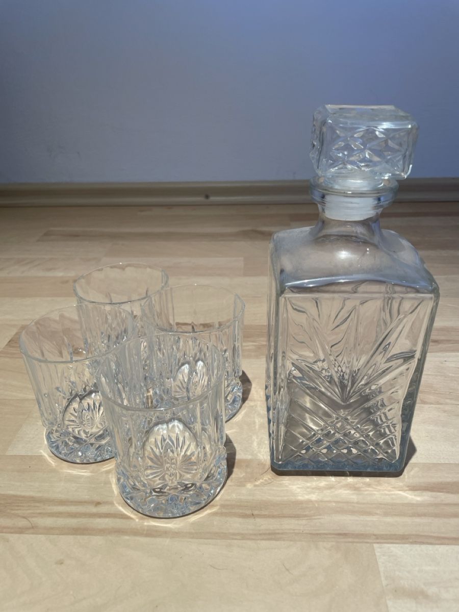 Karaffen: ***Glaskaraffe mit Gläser*** – Gebraucht aus Hittnau von Stoeffi_85