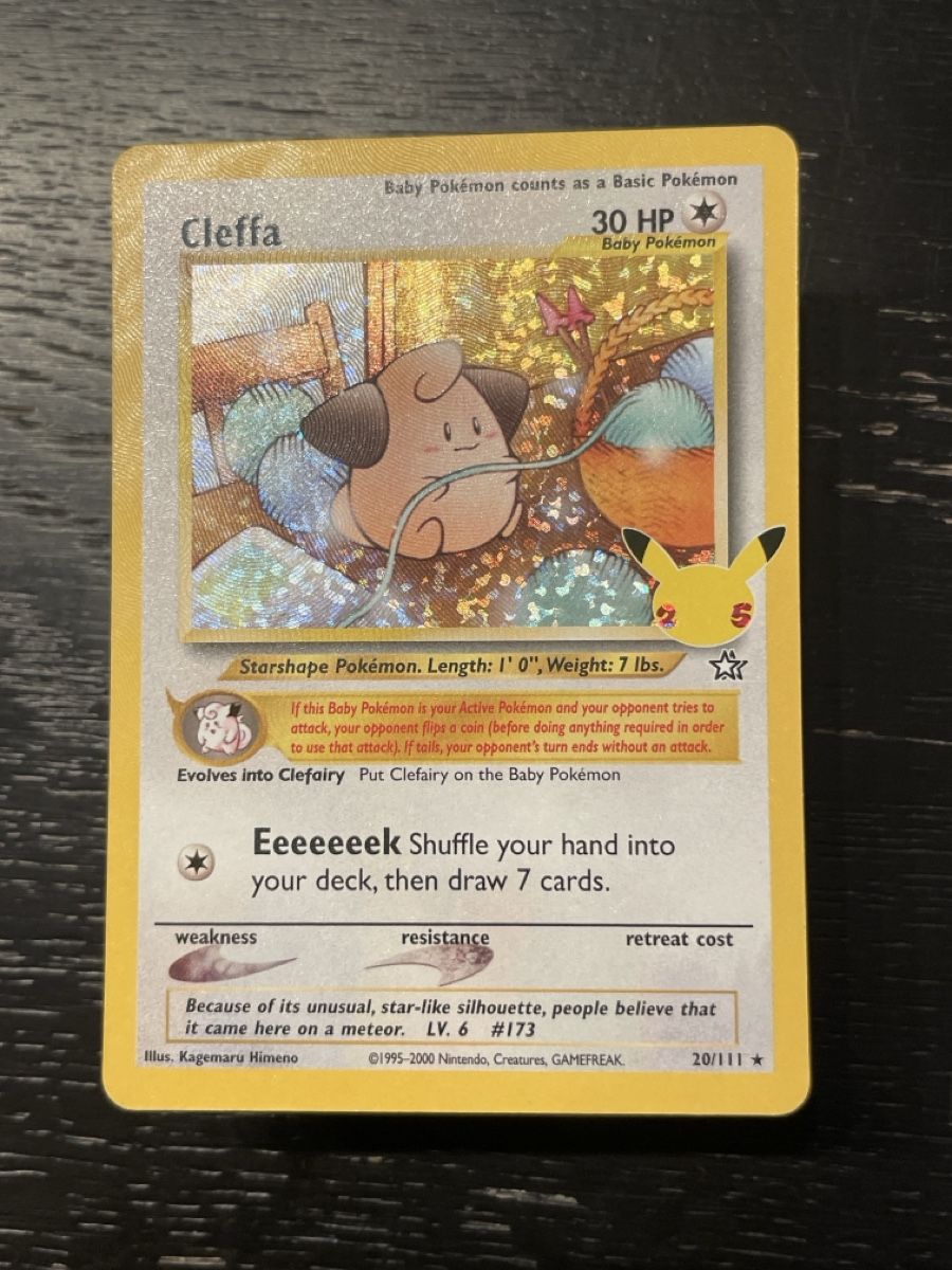 Pokémon Carte collezionabili: Pokemon cleffa celebrations 20/111 fullart – Usato da Hugelshofen venduto da Suimosa