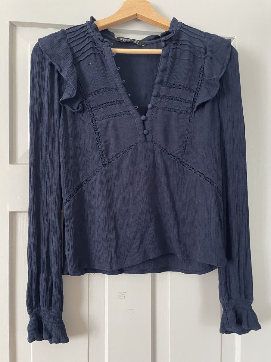 Stradivarius Camicette: stradivarius bluse blau – Nuovo (secondo la descrizione) da Zürich venduto da M500ZH