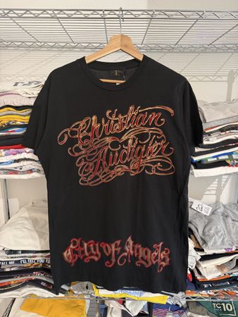 Y2K Vintage Ed Hardy Christian Audigier T-Shirt Size L