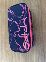 Satch-Etui dunkelblau Pink guter Zustand