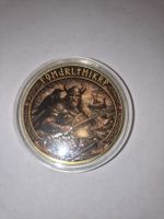 Pièce commémorative Viking avec loup Fenrir