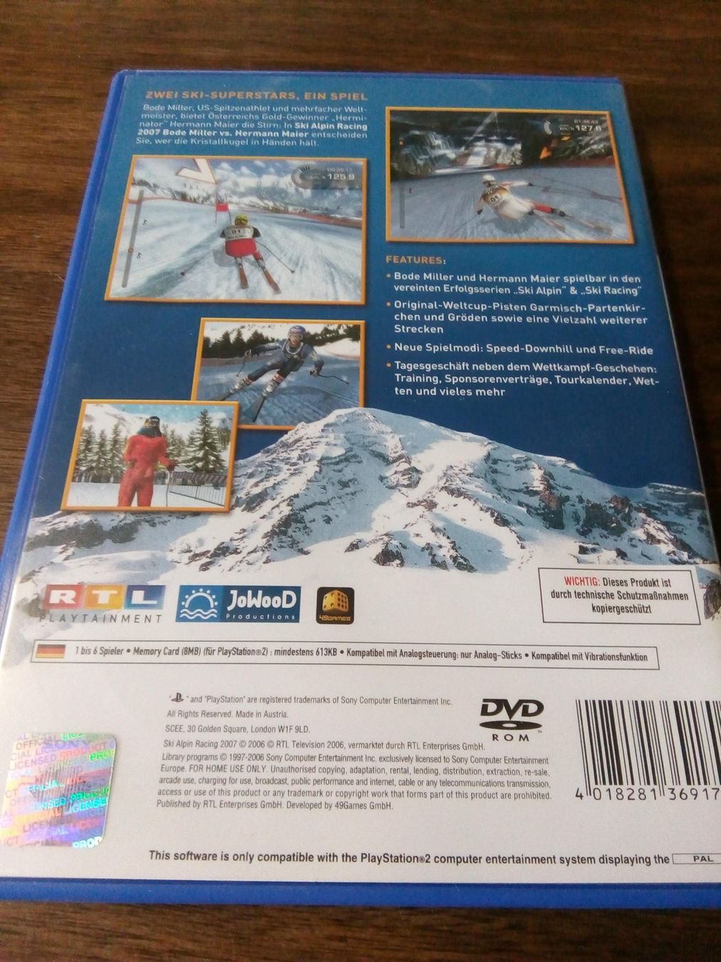 Sony Giochi: Ski Alpin Racing 2007 PS2 - Winterspiele – Usato da Pfungen venduto da Himbogame 1