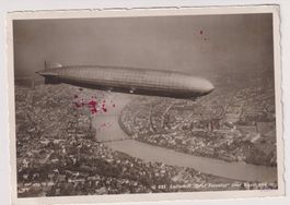 1. ZEPPELIN - LANDUNG in Basel ! Passende Karte !!