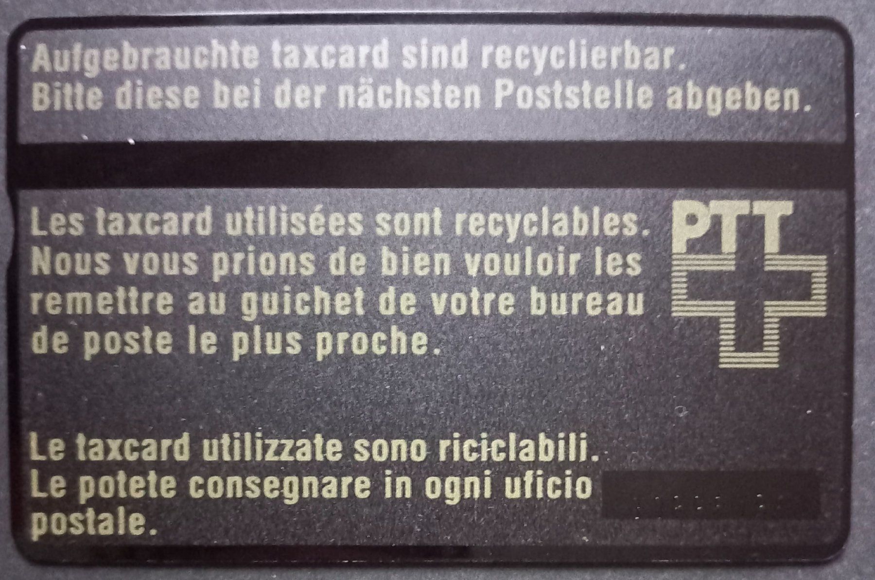 Swisscom Schede telefoniche: Taxcard - zu Briefmarke - CH – Usato da Niederuzwil venduto da lubimaja 1
