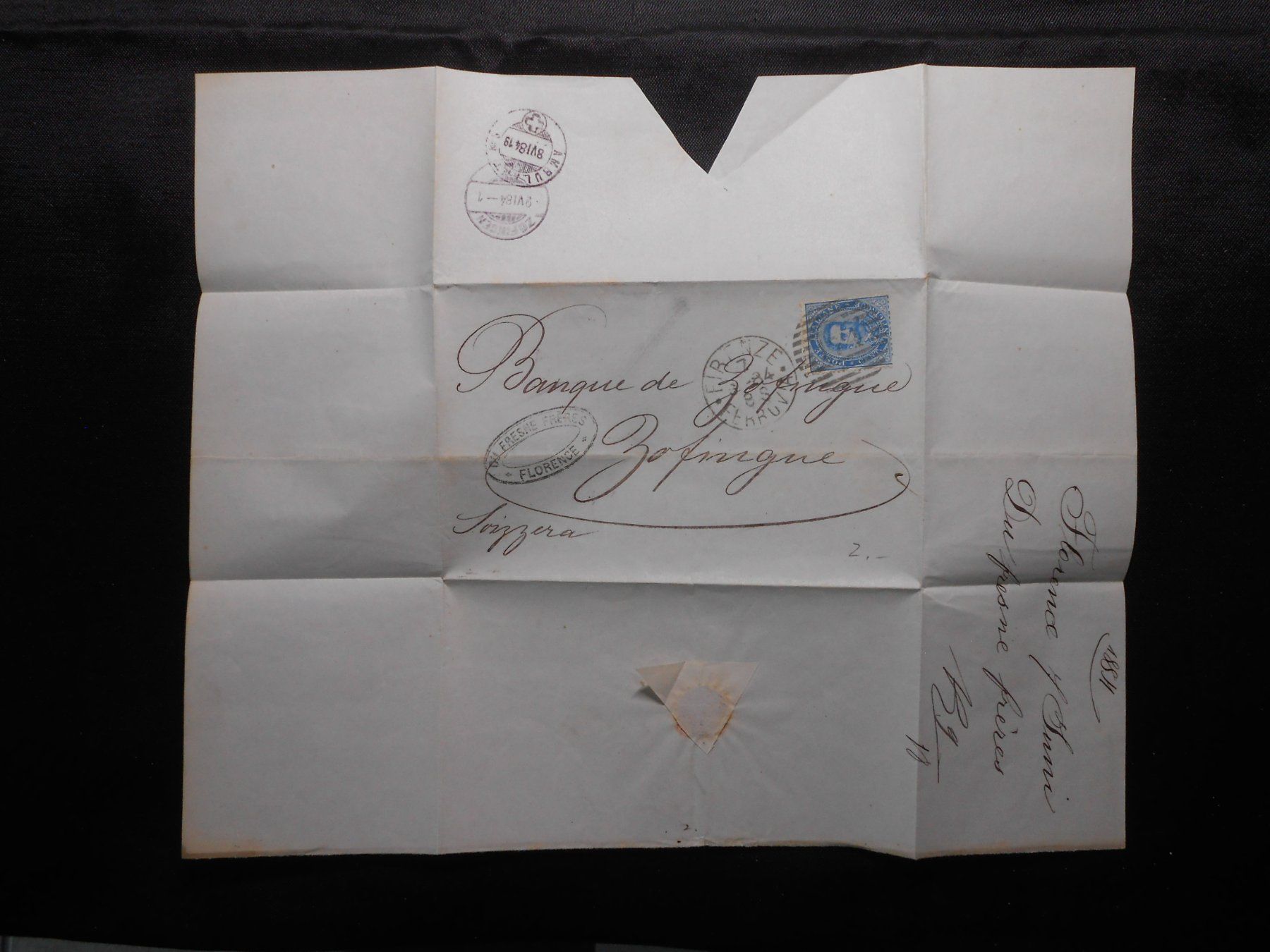 Alle Briefmarken: Italien  Mi 40A  25C  Brief  8.Vl.84 – Gebraucht aus Hallwil von pkaiser44 4