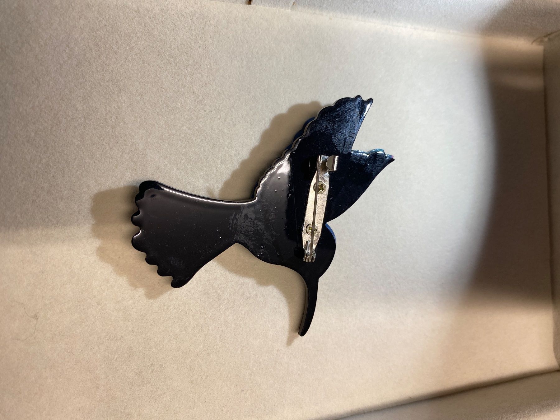 Spille & Fermagli: Blaue Vogel Brosche, ein Hingucker im Frühling! – Usato da Grenchen venduto da olecka24 1